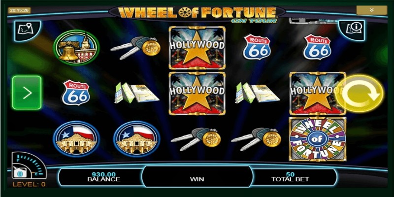 7 wheel of fortune on tour igt