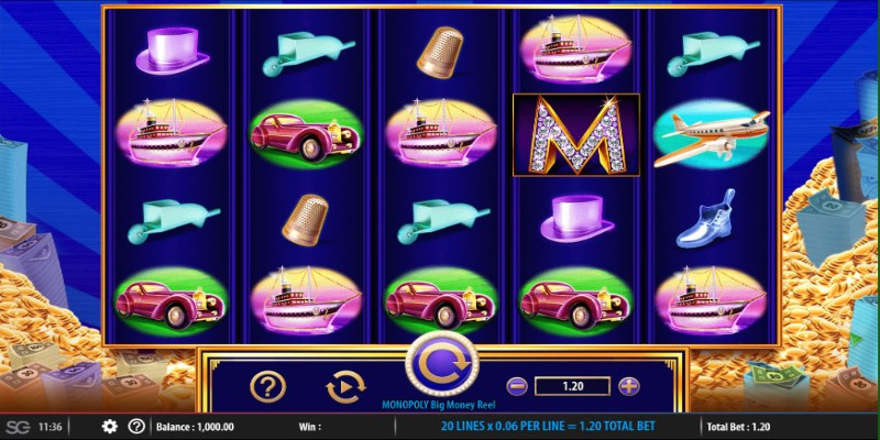 Slot Monopoly Big Money Reel 