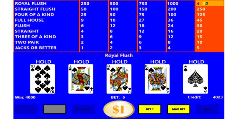 Video Poker 1