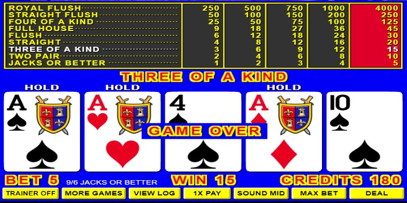 meo choi video poker