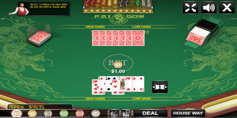 sap xep tay bai pai gow poker